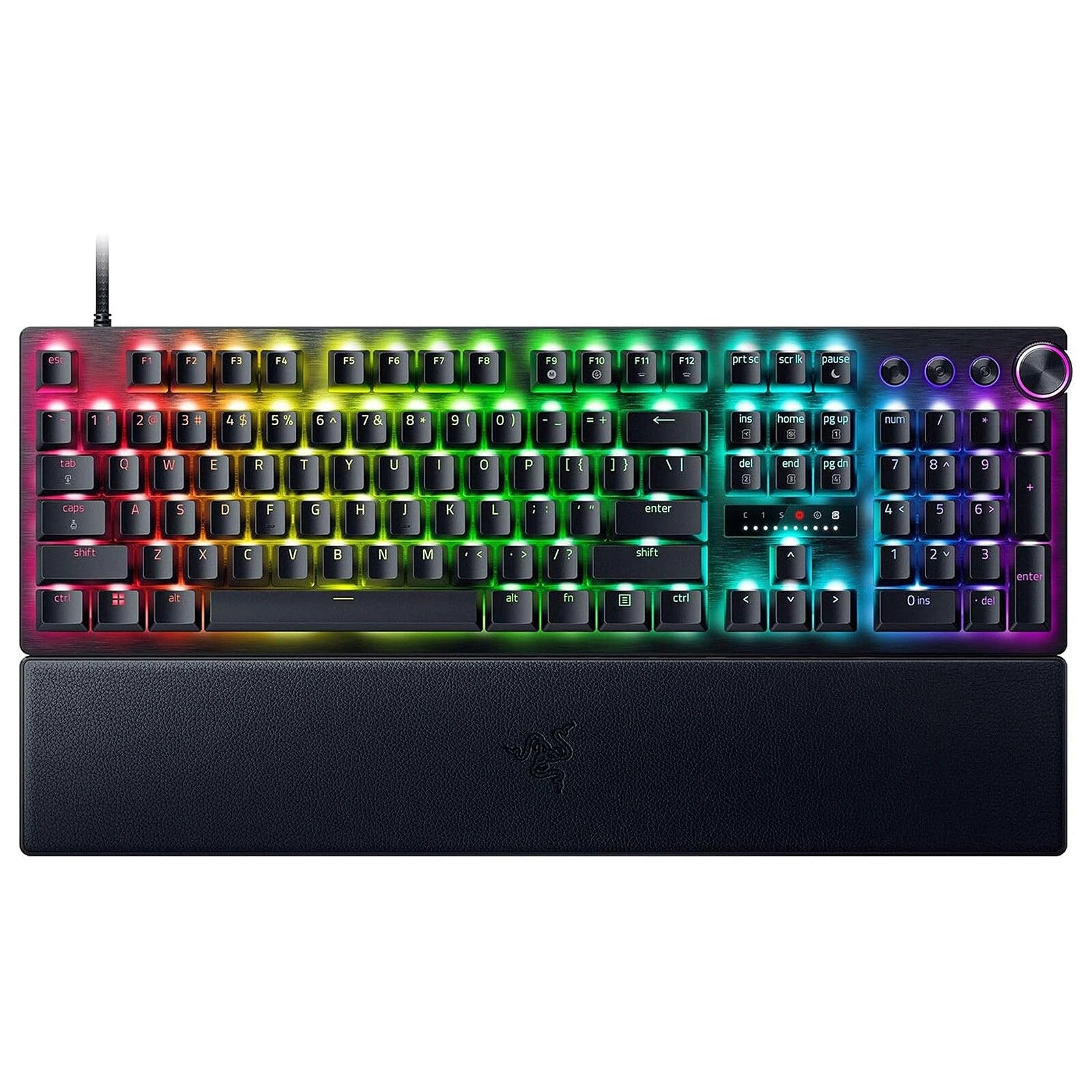 Razer Huntsman V3 Pro vue dessous/upside