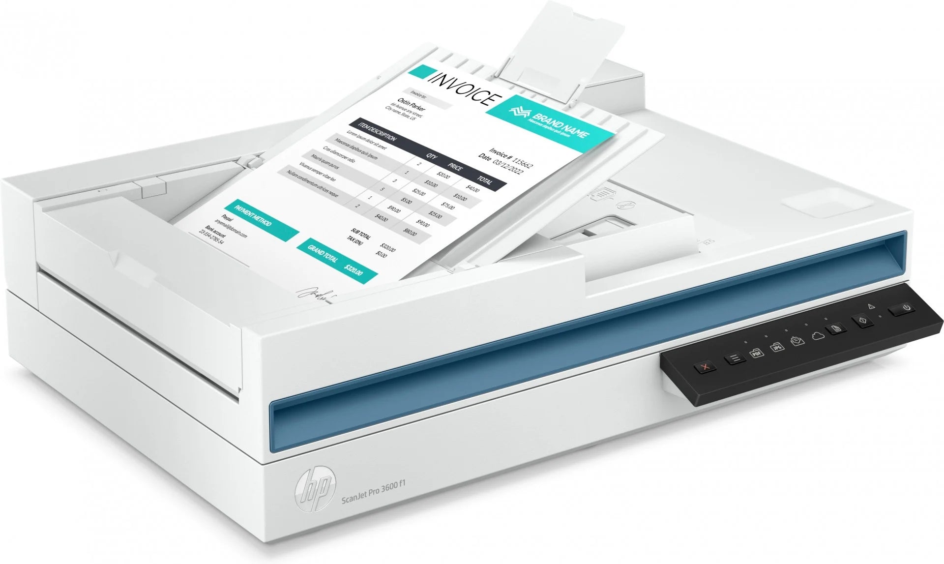 HP ScanJet Pro 3600 f1 Scanner ( 6000 pages ) prix maroc- Smartmarket.ma