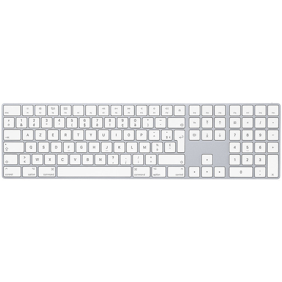 Apple Magic Keyboard avec pavé numérique - Argent prix maroc- Smartmarket.ma