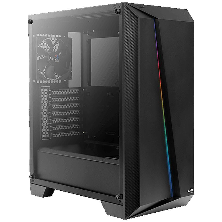 Aerocool Cylon Pro Trempered Glass - Noir prix maroc- Smartmarket.ma