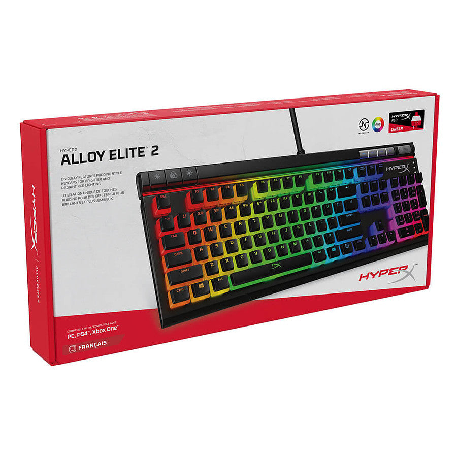 HyperX Alloy Elite II RGB - HyperX Red prix maroc- Smartmarket.ma