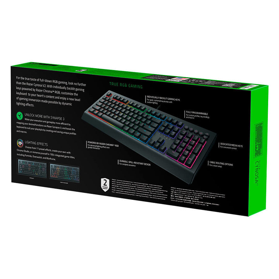 Razer Cynosa V2 prix maroc- Smartmarket.ma