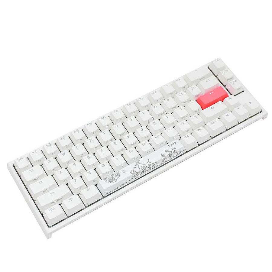 Ducky Channel One 2 SF RGB - Blanc - Cherry MX Silent prix maroc- Smartmarket.ma