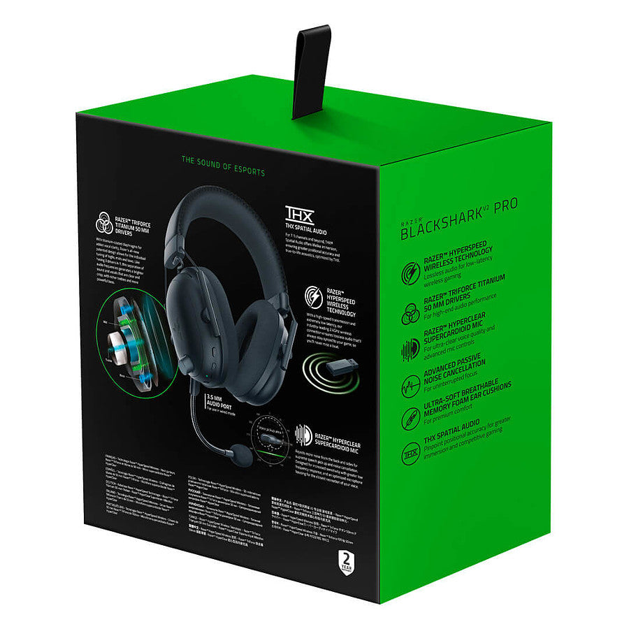 Razer Blackshark V2 Pro - Noir prix maroc- Smartmarket.ma