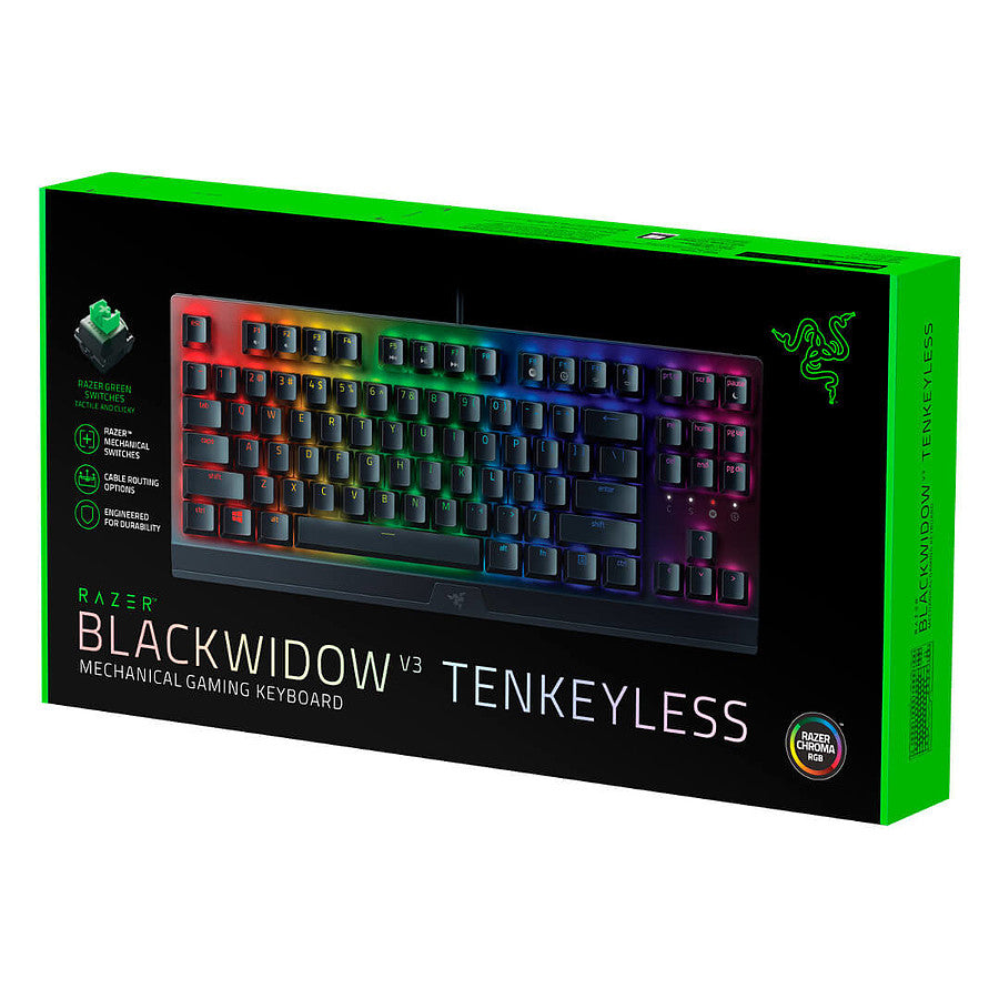 Razer BlackWidow V3 TKL - Razer Green prix maroc- Smartmarket.ma