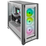 Corsair iCUE 5000X RGB Tempered Glass - Blanc prix maroc- Smartmarket.ma