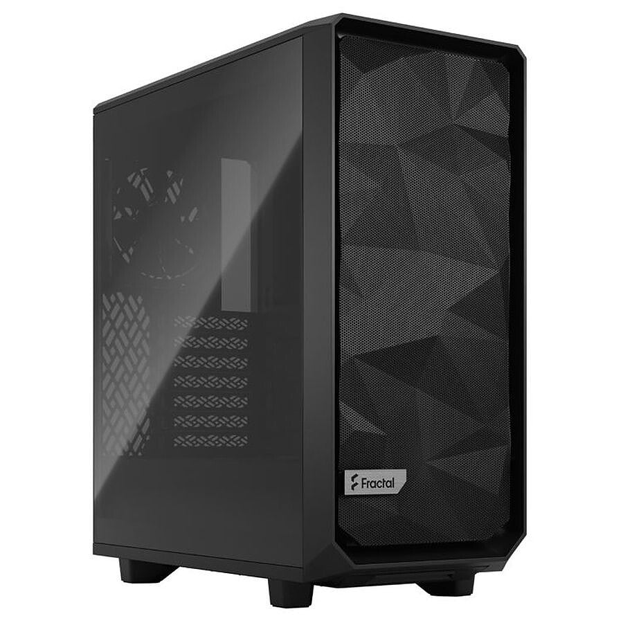 Fractal Design Meshify 2 Compact TG Light - Noir prix maroc- Smartmarket.ma