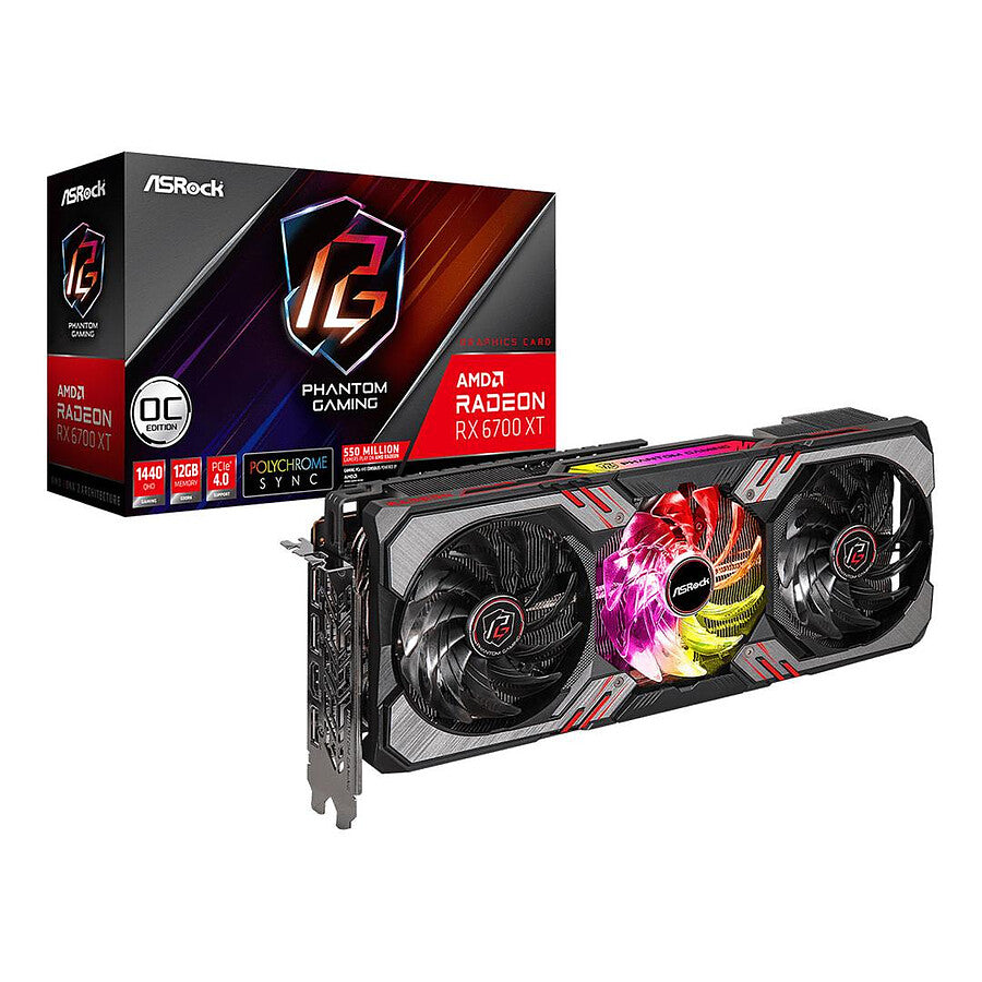 ASRock Radeon RX 6700 XT Phantom Gaming D OC prix maroc- Smartmarket.ma