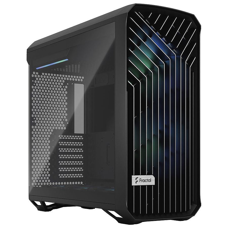 Fractal Design Torrent Black TG RGB Light - Noir prix maroc- Smartmarket.ma