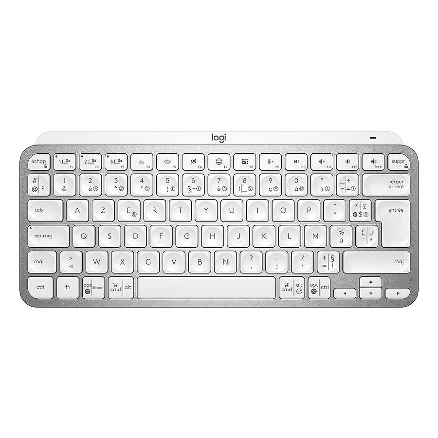 Logitech MX Keys Mini - Gris pâle prix maroc- Smartmarket.ma