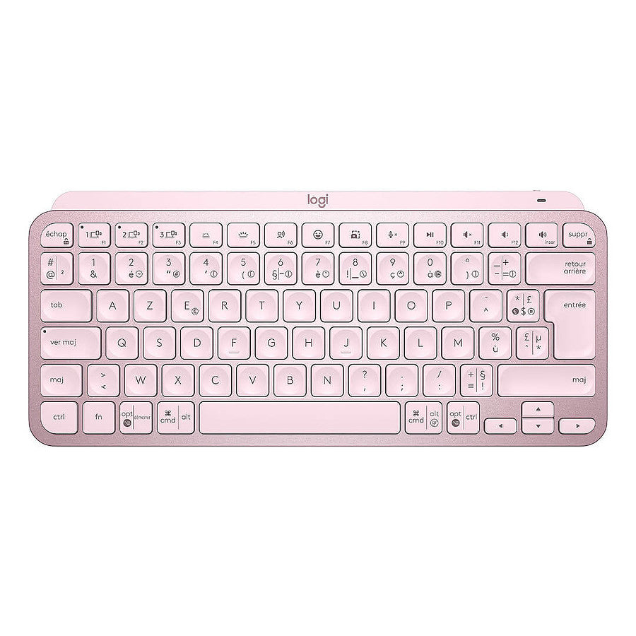 Logitech MX Keys Mini - Rose prix maroc- Smartmarket.ma