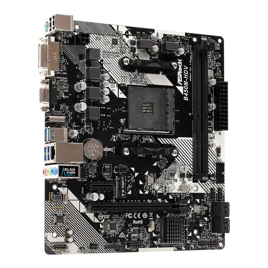 ASRock B450M-HDV R4.0 prix maroc- Smartmarket.ma