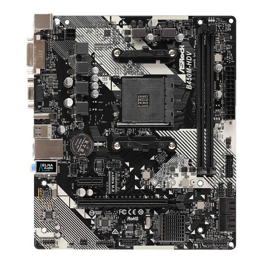 ASRock B450M-HDV R4.0 prix maroc- Smartmarket.ma