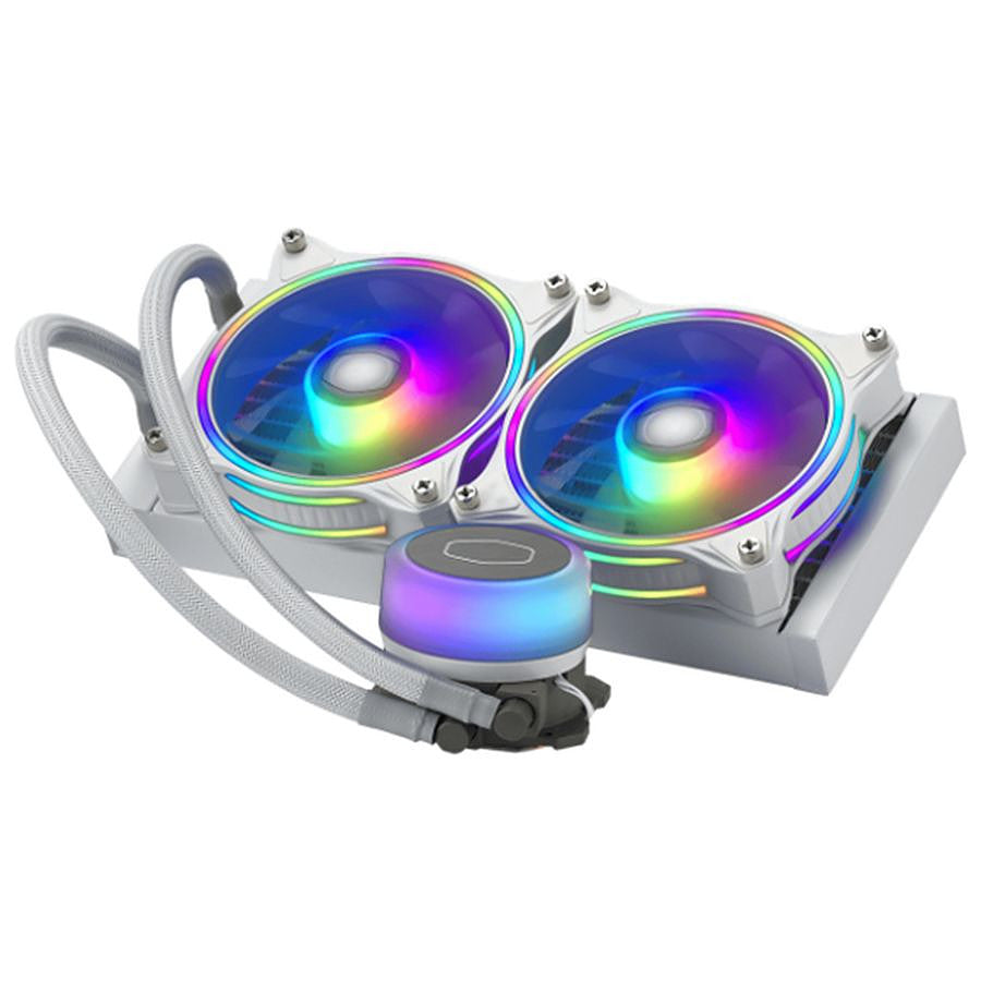 Cooler Master MasterLiquid Illusion 240 - Blanc prix maroc- Smartmarket.ma