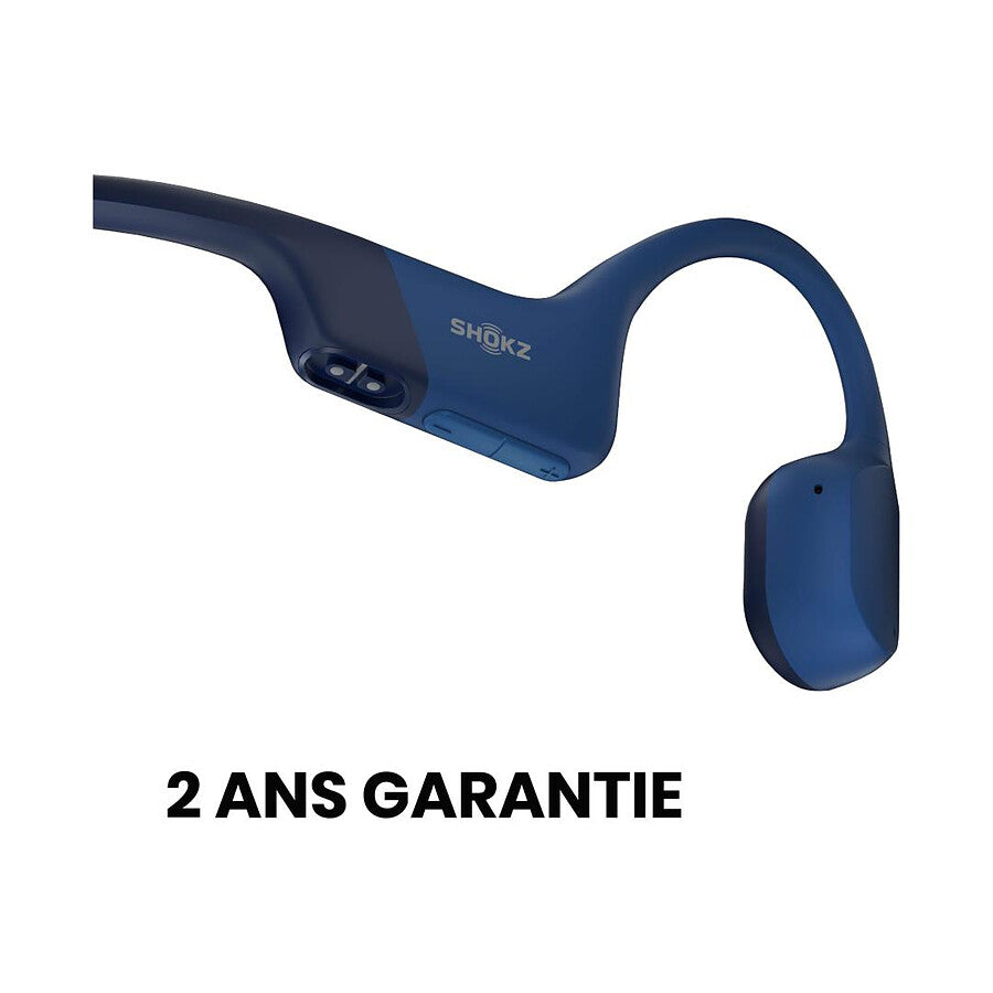 Shokz OpenRun Bleu - Casque sans fil prix maroc- Smartmarket.ma