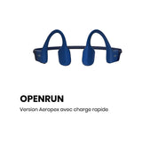 Shokz OpenRun Bleu - Casque sans fil prix maroc- Smartmarket.ma