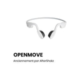 Shokz OpenMove Blanc - Casque sans fil prix maroc- Smartmarket.ma