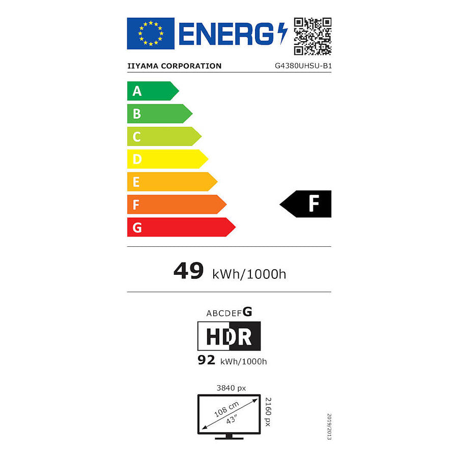 Iiyama G-Master G4380UHSU-B1 prix maroc- Smartmarket.ma