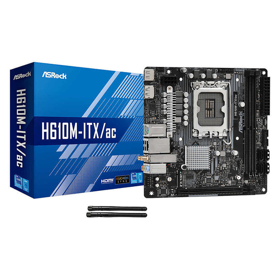 ASRock H610M-ITX/ac prix maroc- Smartmarket.ma