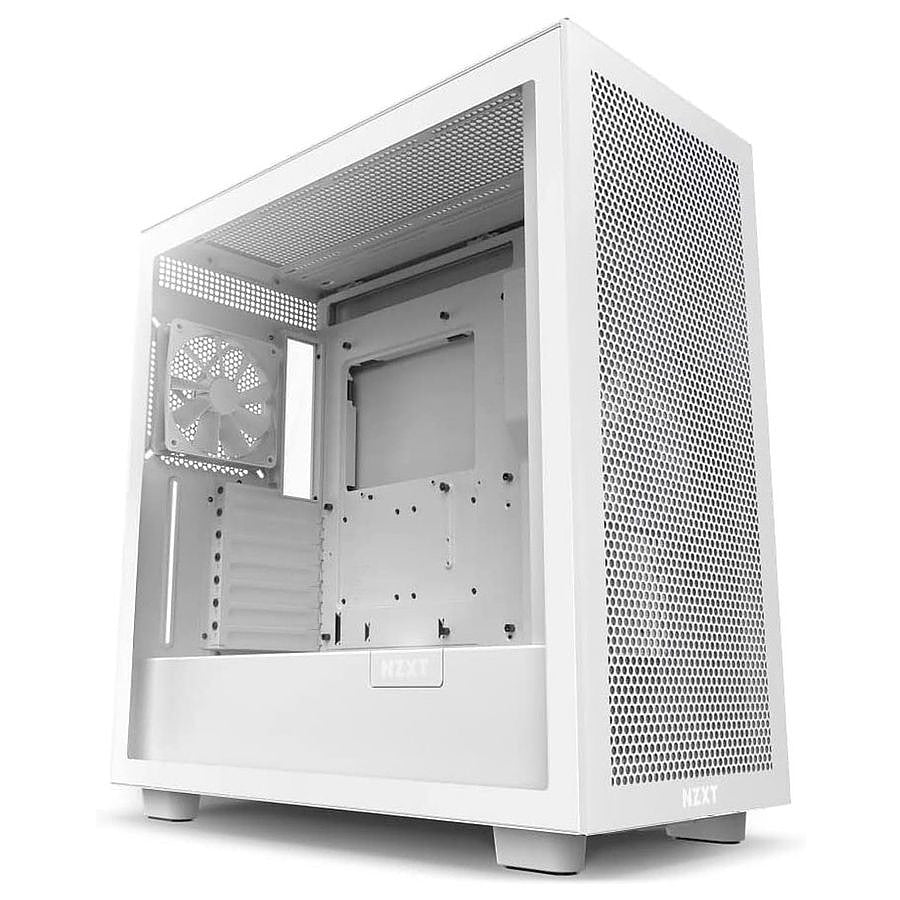 NZXT H7 Flow - Blanc prix maroc- Smartmarket.ma