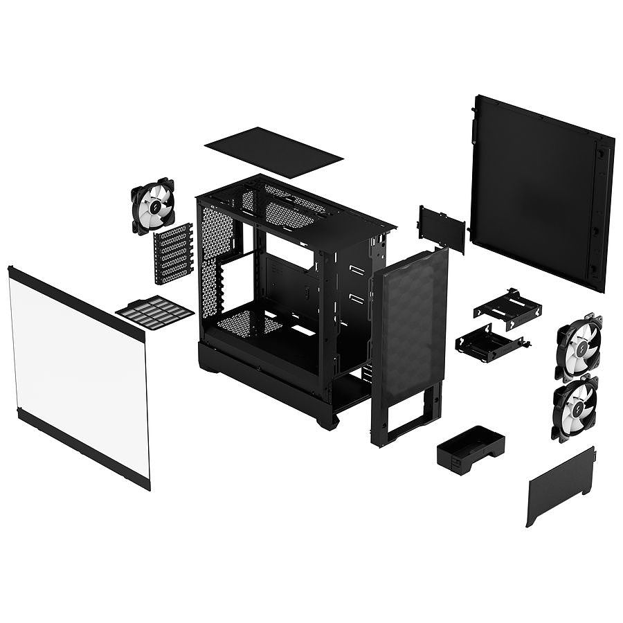 Fractal Design Pop Air RGB TG - Noir prix maroc- Smartmarket.ma