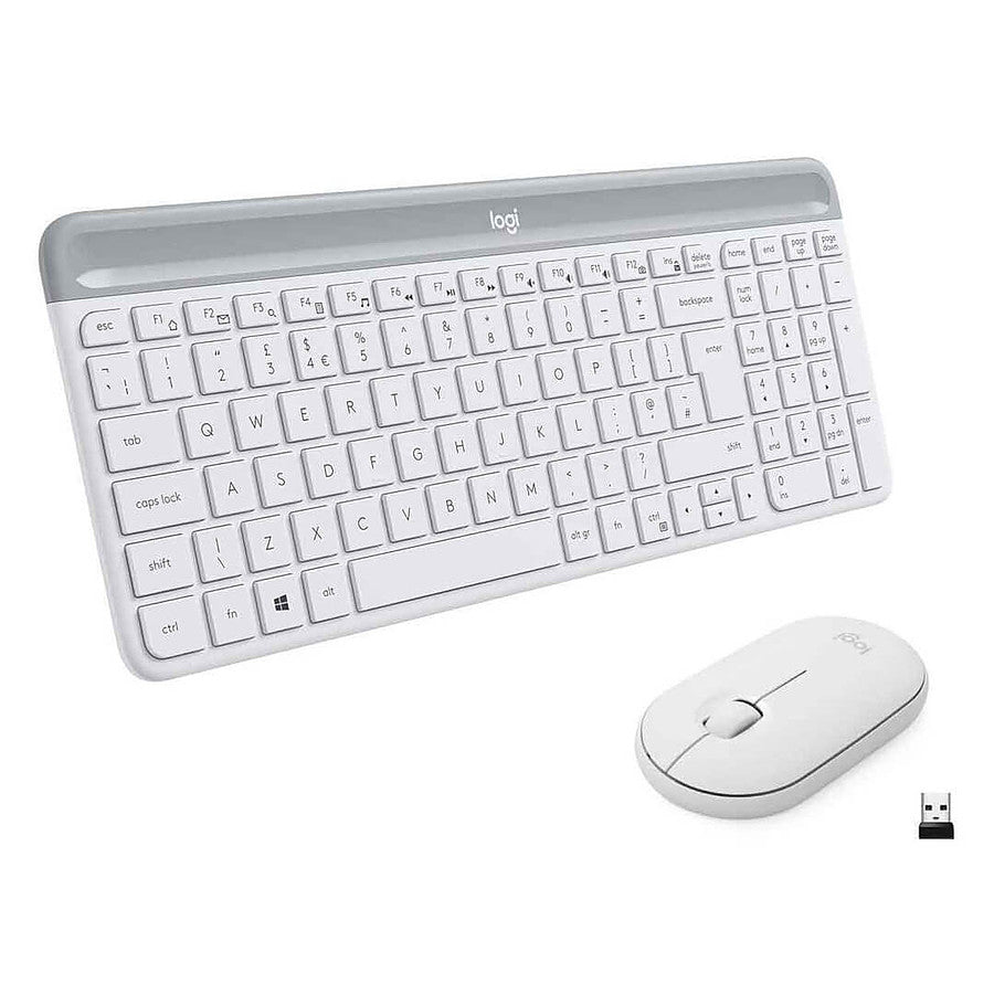 Logitech MK470 - Blanc prix maroc- Smartmarket.ma