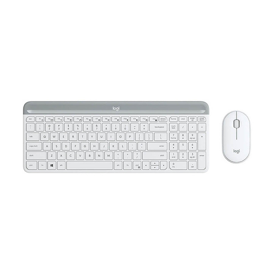 Logitech MK470 - Blanc prix maroc- Smartmarket.ma