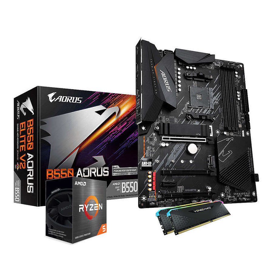 AMD Ryzen 5 5500 - Gigabyte B550 - RAM 16 Go prix maroc- Smartmarket.ma