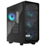 Fractal Design Meshify 2 Compact Lite RGB TG - Noir prix maroc- Smartmarket.ma