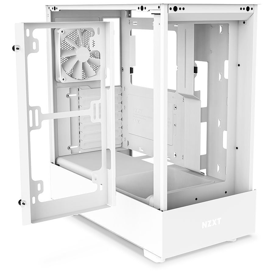 NZXT H5 Flow - Blanc prix maroc- Smartmarket.ma