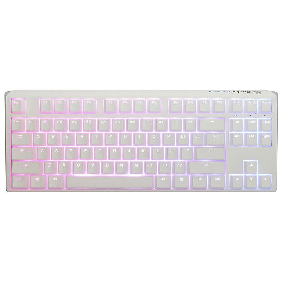 Ducky Channel One 3 TKL - White - Cherry MX Blue prix maroc- Smartmarket.ma