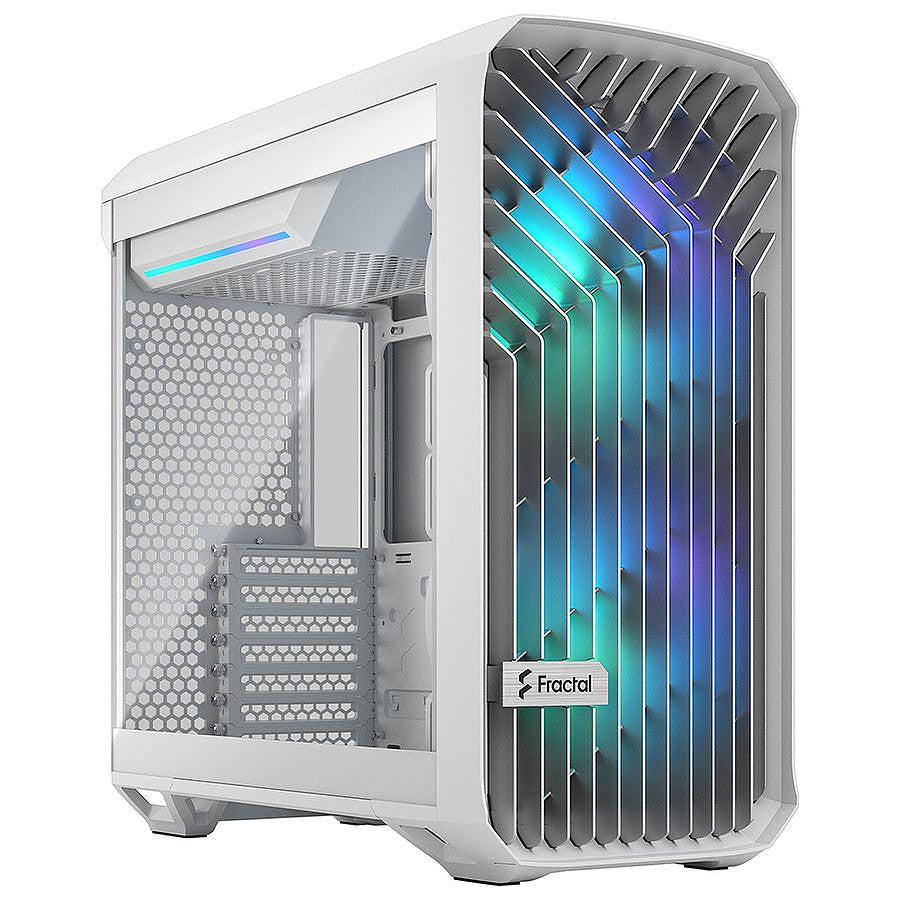 Fractal Design Torrent Compact RGB TG - Blanc prix maroc- Smartmarket.ma