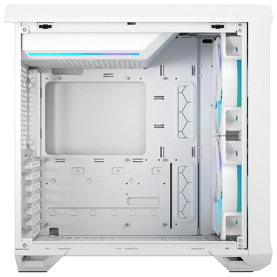 Fractal Design Torrent Compact RGB TG - Blanc prix maroc- Smartmarket.ma