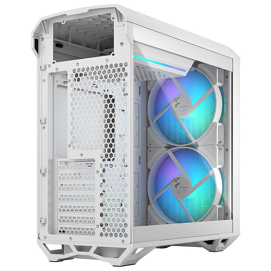 Fractal Design Torrent Compact RGB TG - Blanc prix maroc- Smartmarket.ma