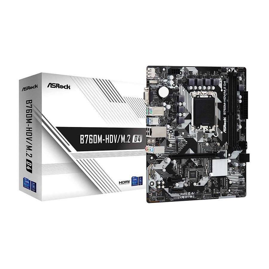 ASRock B760M-HDV/M.2 D4 prix maroc- Smartmarket.ma