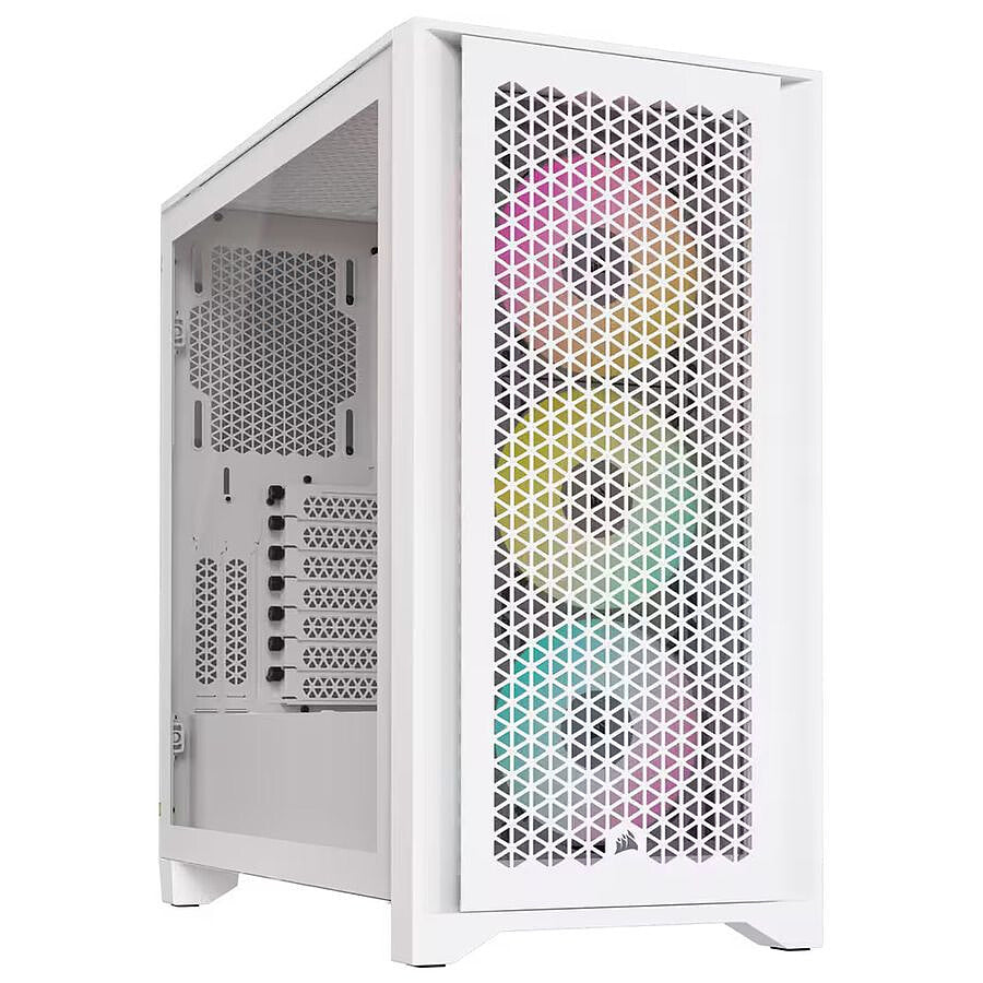 Corsair 4000D RGB Airflow - Blanc prix maroc- Smartmarket.ma