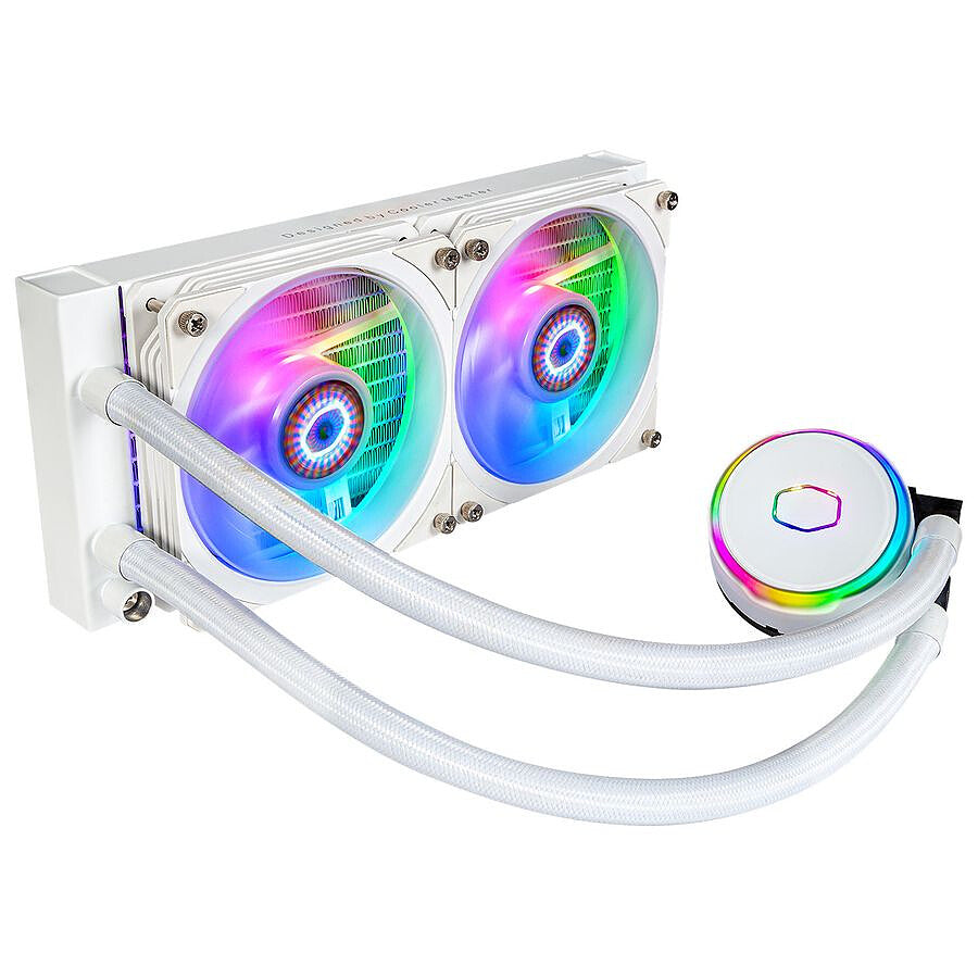 Cooler Master MasterLiquid PL240 FLUX - Blanc prix maroc- Smartmarket.ma