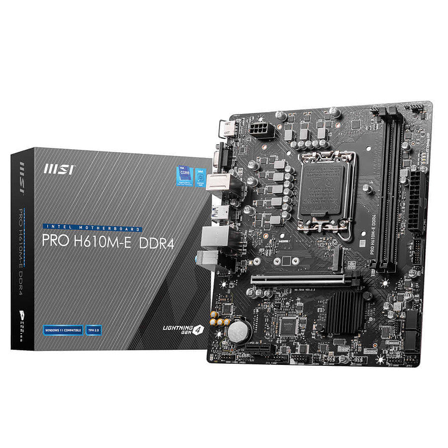 MSI PRO H610M-E DDR4 prix maroc- Smartmarket.ma