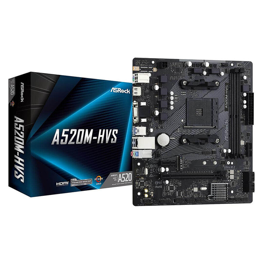 ASRock A520M-HVS prix maroc- Smartmarket.ma