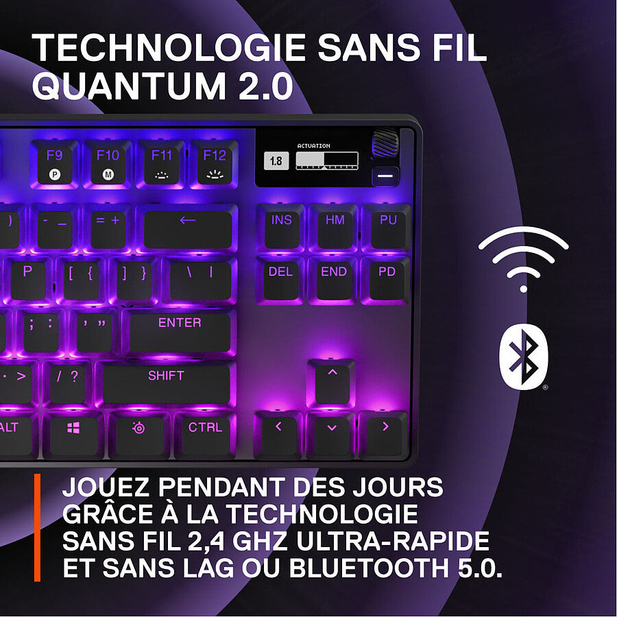 SteelSeries Apex Pro TKL Wireless 2023 - SteelSeries OmniPoint 2.0 prix maroc- Smartmarket.ma