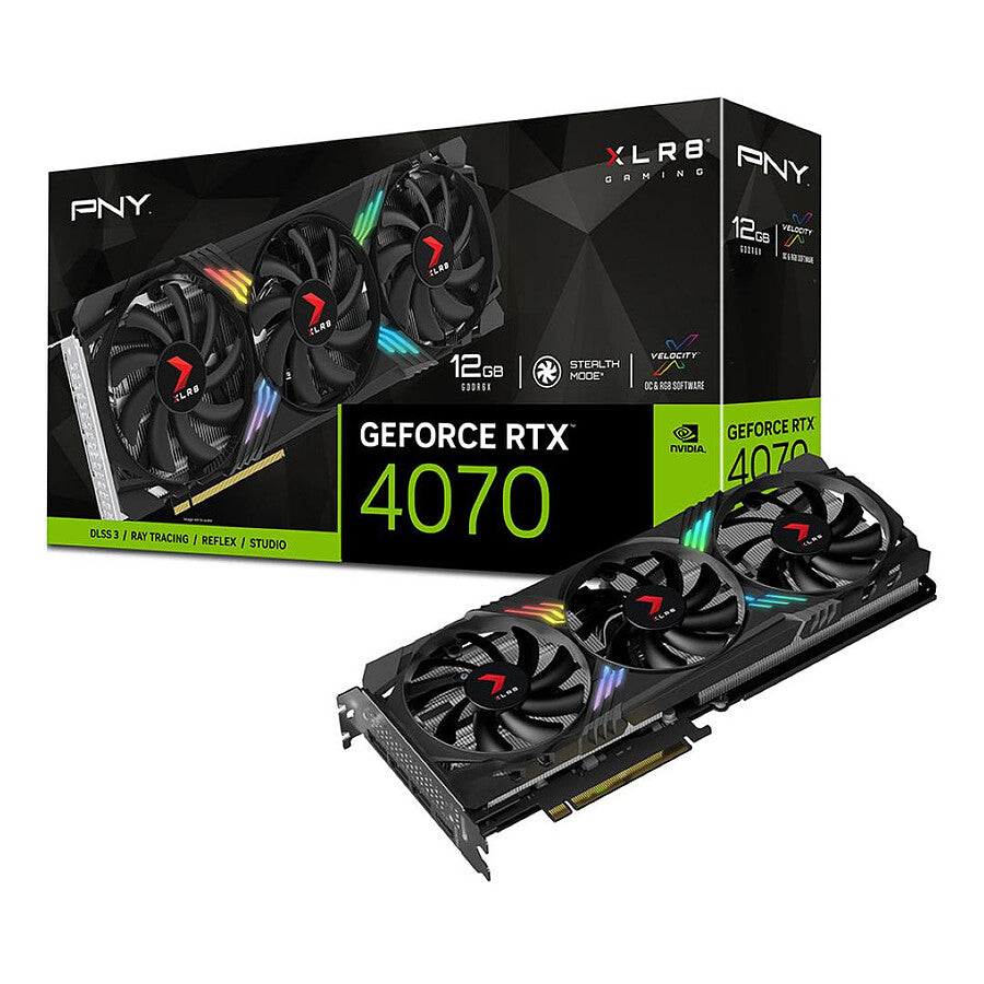 PNY GeForce RTX 4070 XLR8 Gaming VERTO EPIC-X prix maroc- Smartmarket.ma