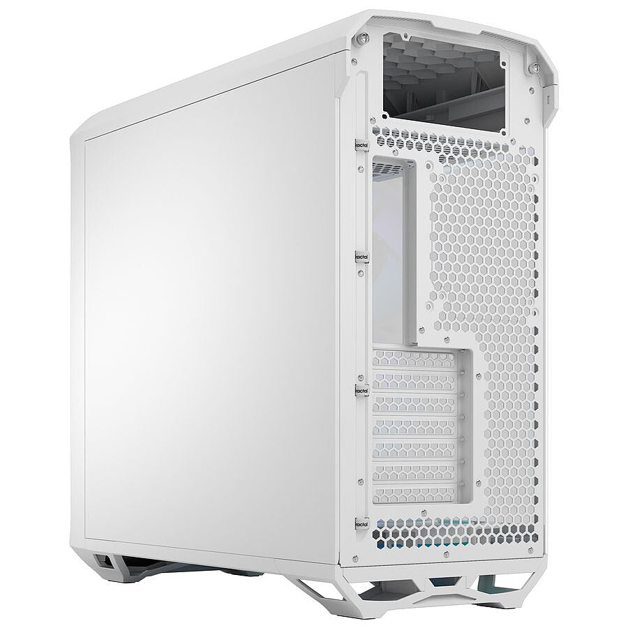 Fractal Design Torrent White TG RGB - Blanc prix maroc- Smartmarket.ma