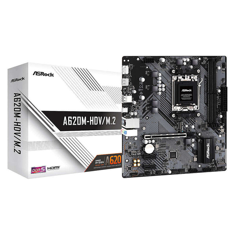 ASRock A620M-HDV/M.2 prix maroc- Smartmarket.ma