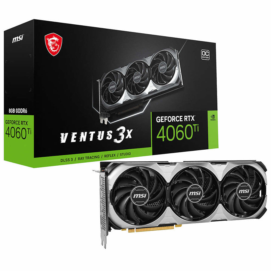 MSI GeForce RTX 4060 Ti VENTUS 3X 8G OC prix maroc- Smartmarket.ma