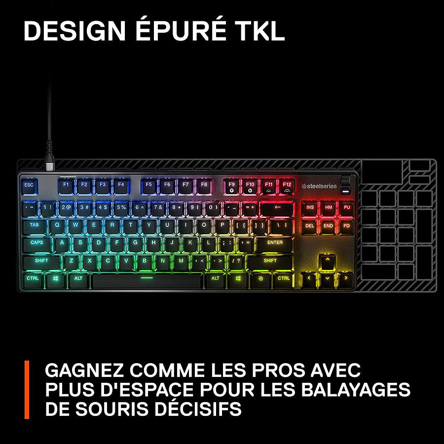 SteelSeries Apex 9 TKL - SteelSeries OptiPoint prix maroc- Smartmarket.ma