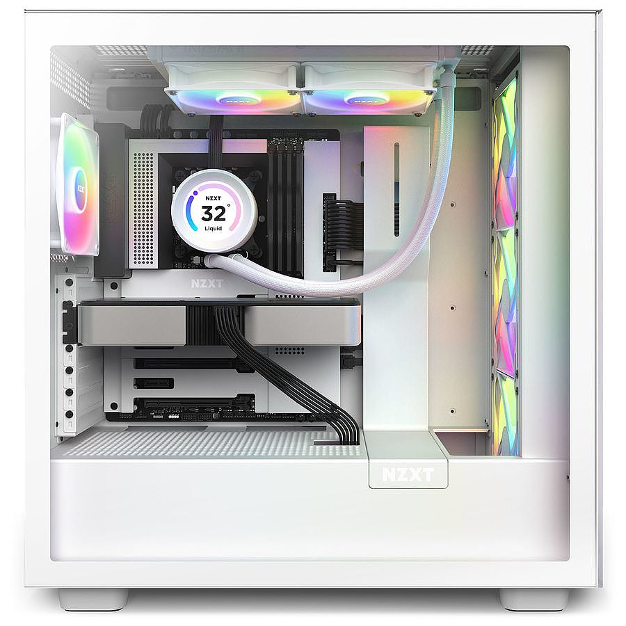 NZXT Kraken Elite 240 RGB - Blanc prix maroc- Smartmarket.ma