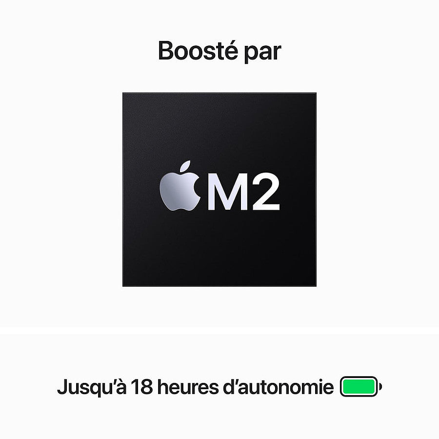 Apple MacBook Air M2 15 pouces (2023) Gris sidéral 8Go/256 Go (MQKP3FN/A) prix maroc- Smartmarket.ma