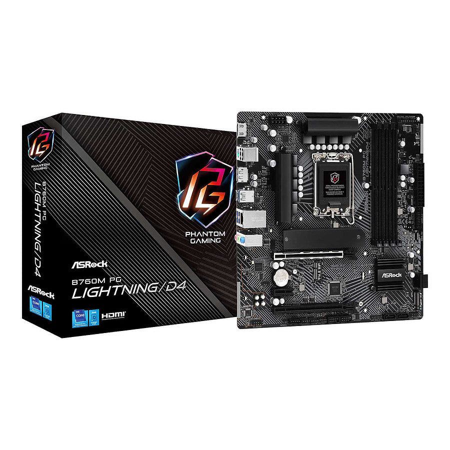 ASRock B760M PG Lightning/D4 prix maroc- Smartmarket.ma