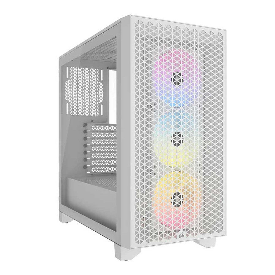 Corsair 3000D Airflow RGB - Blanc prix maroc- Smartmarket.ma