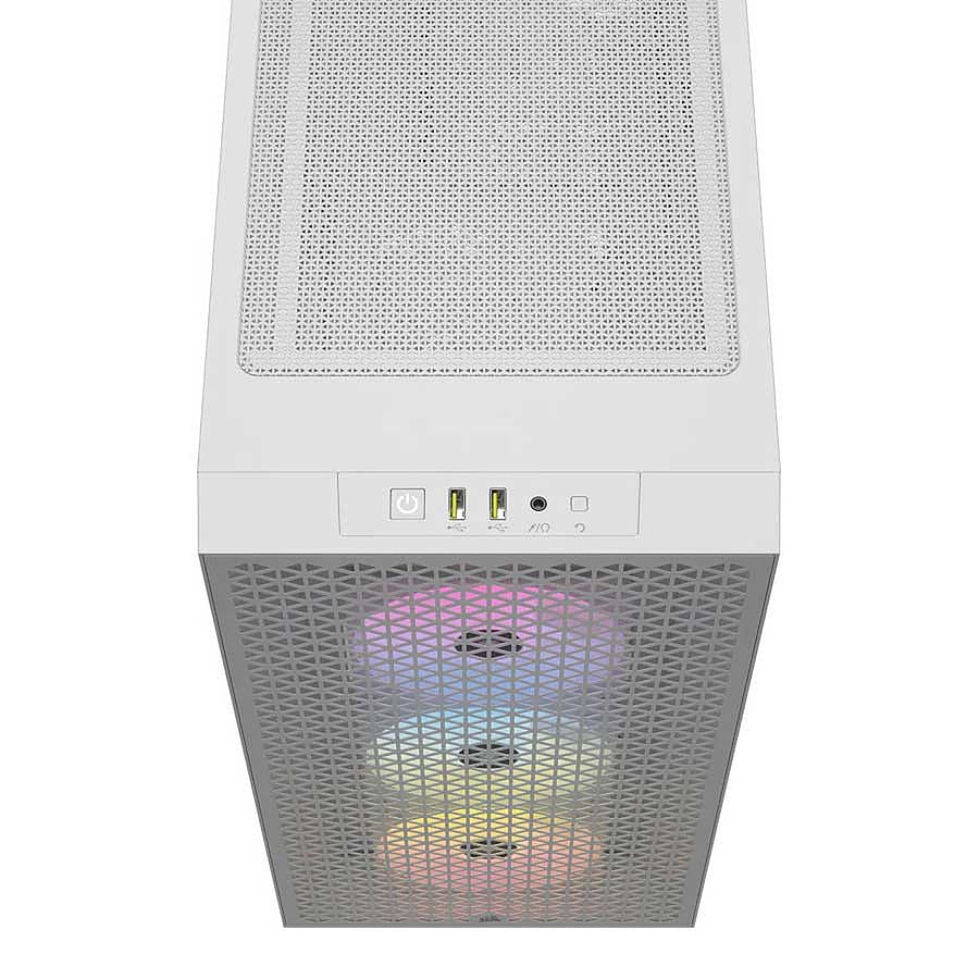 Corsair 3000D Airflow RGB - Blanc prix maroc- Smartmarket.ma